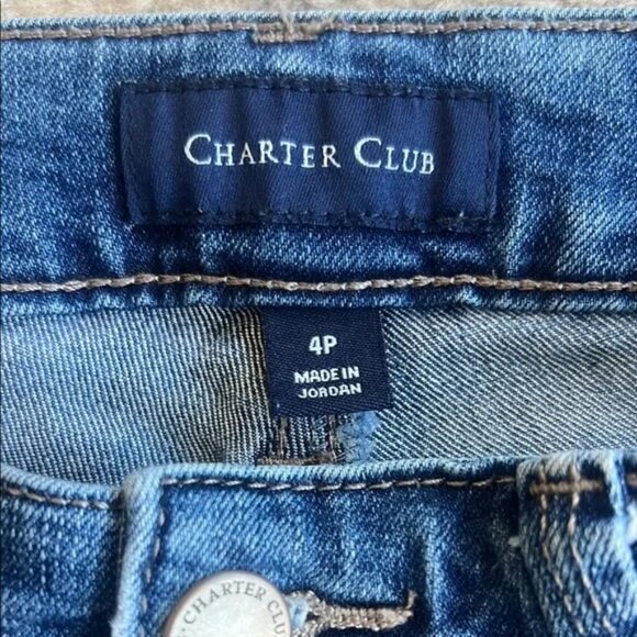 Charter Club Blue Straight Leg Jeans Classic Style - Picture 2 of 3